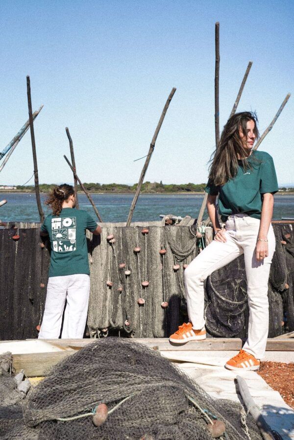 T-shirt "Le Sud" vert olive